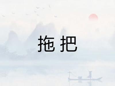 拖把 拖把