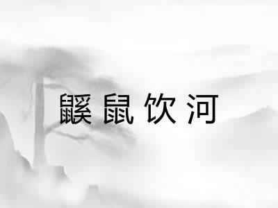 鼷鼠饮河 鼷鼠饮河