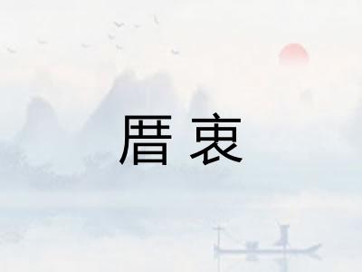 厝衷