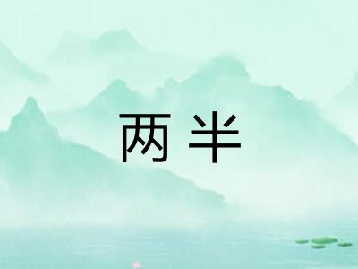 两半