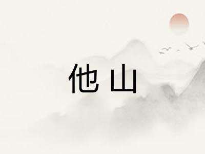 他山