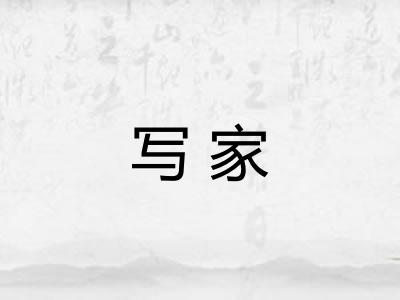 写家