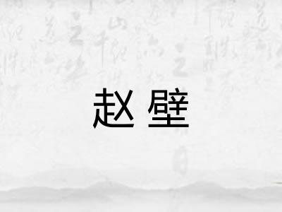 赵壁