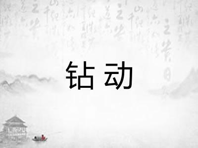 钻动 钻动
