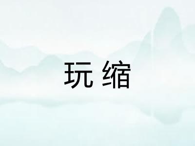 玩缩