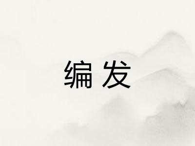 编发