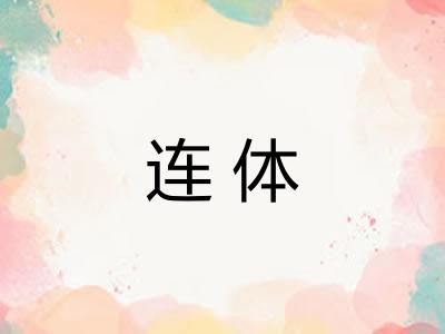 连体