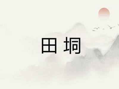 田垌