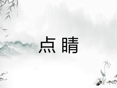 点睛 点睛