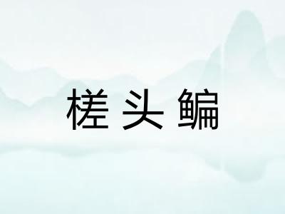 槎头鳊