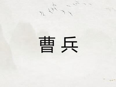 曹兵 曹兵