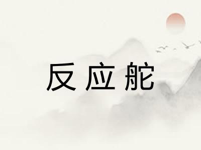 反应舵