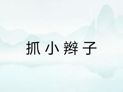 抓小辫子 抓小辫子