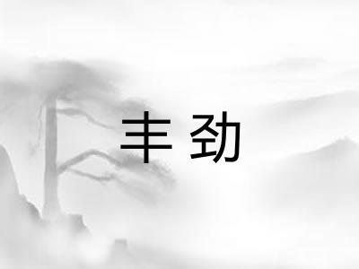 丰劲 丰劲