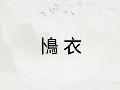 鳪衣