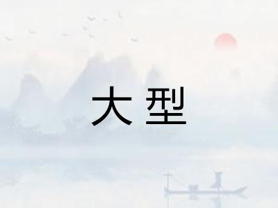 大型
