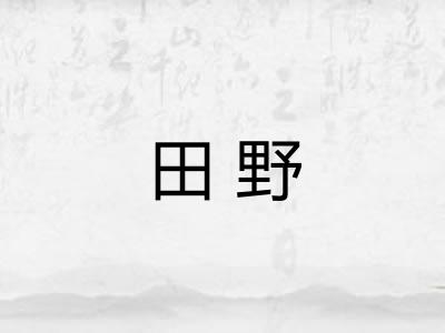 田野