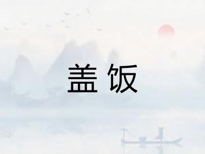 盖饭