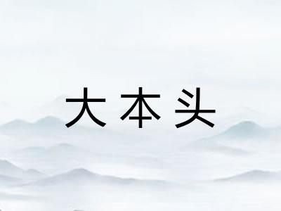 大本头 大本头