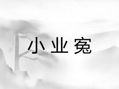 小业寃 小业寃