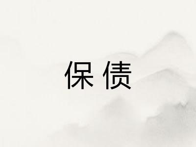 保债