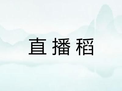直播稻
