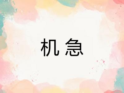 机急 机急