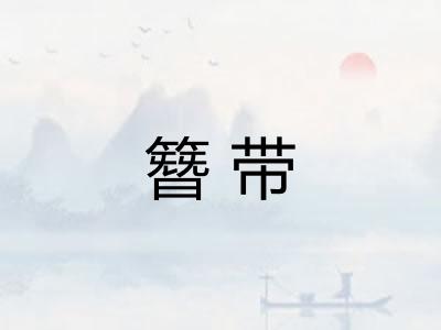 簪带 簪带