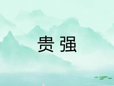 贵强