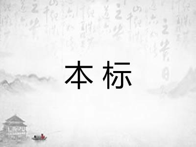 本标 本标