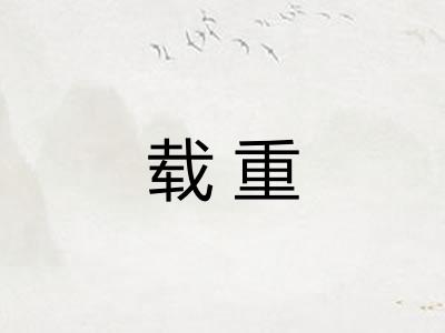 载重