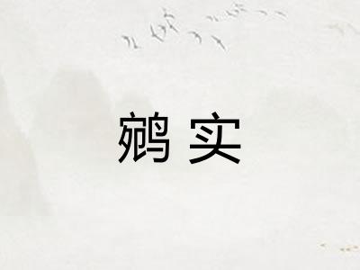 鹓实