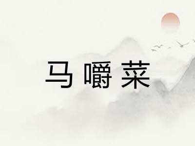 马嚼菜 马嚼菜