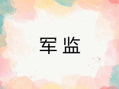 军监 军监