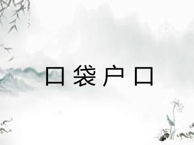 口袋户口 口袋户口