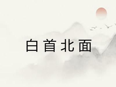 白首北面