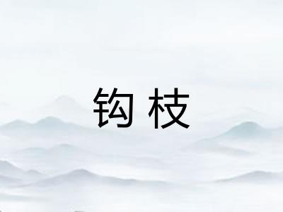 钩枝 钩枝