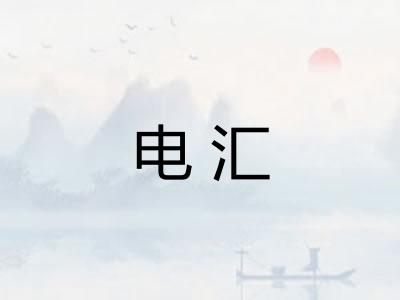 电汇 电汇