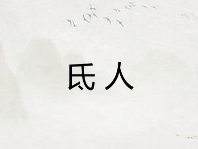 氐人 氐人