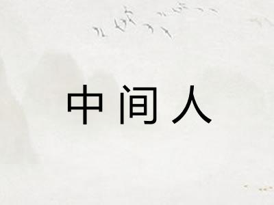 中间人
