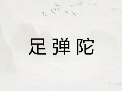足弹陀