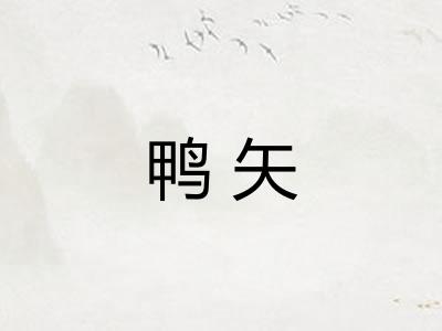 鸭矢