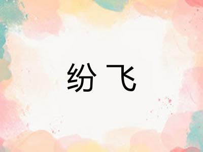 纷飞