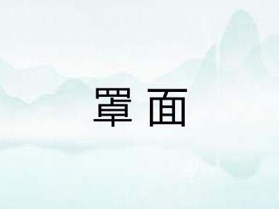 罩面 罩面