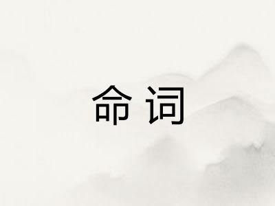 命词