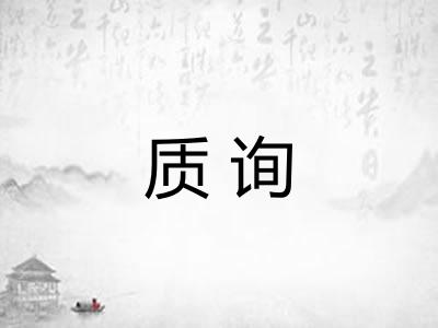 质询