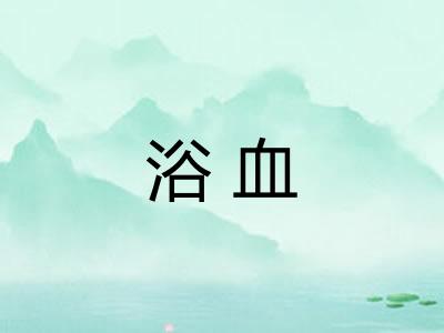 浴血