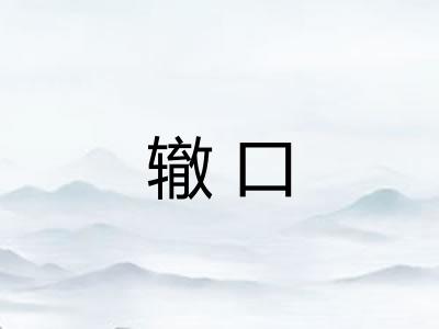 辙口