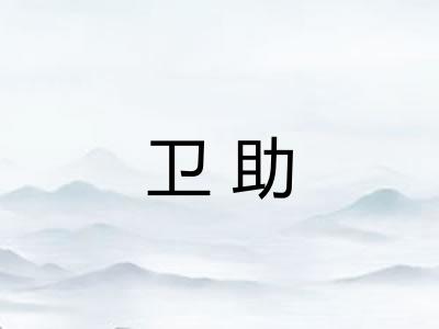 卫助