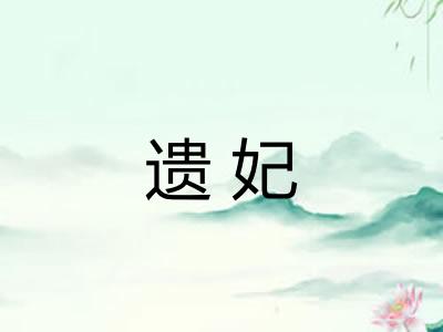 遗妃 遗妃